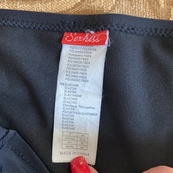 Sexkiss women’s strappy high waisted black cheeky bikini bottom size S/10 - Picture 6 of 8